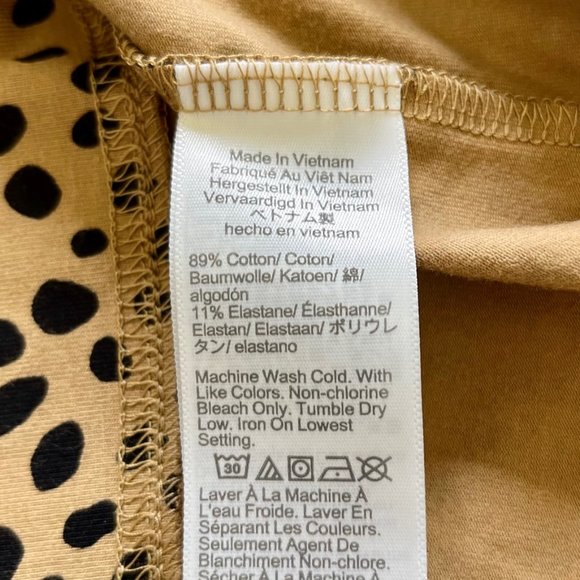 J. Crew Brown and Tan Leopard Print Leggings - Picture 7 of 7